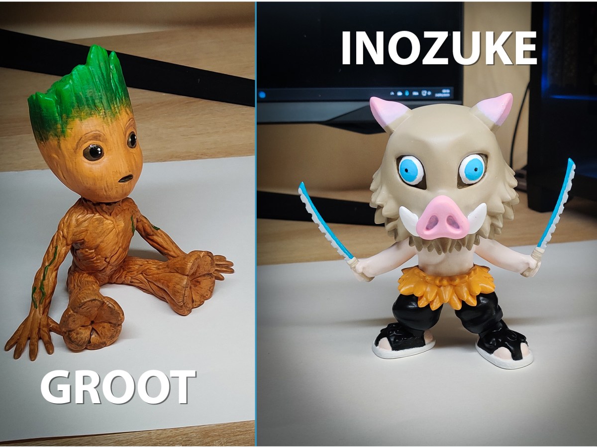 Première peinture: Groot et&nbsp;Inozuké